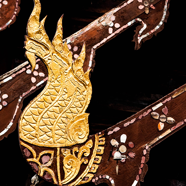 Lanna gilded lacquer art