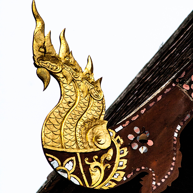 Lanna gilded lacquer art