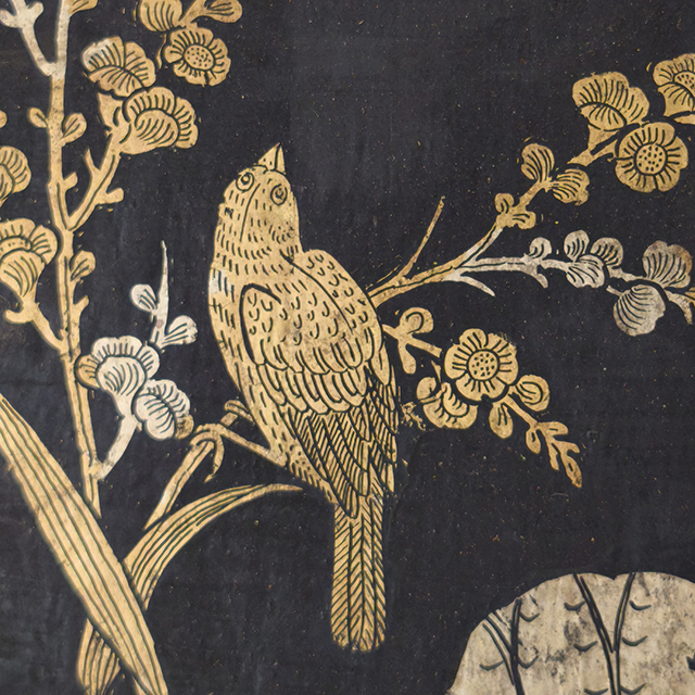 Thai Motif: Bird and Flower