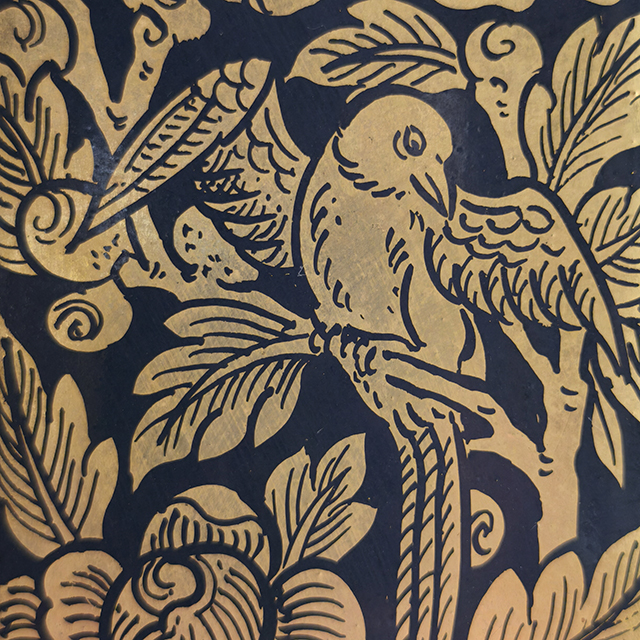 Thai Motif: bird and flowers