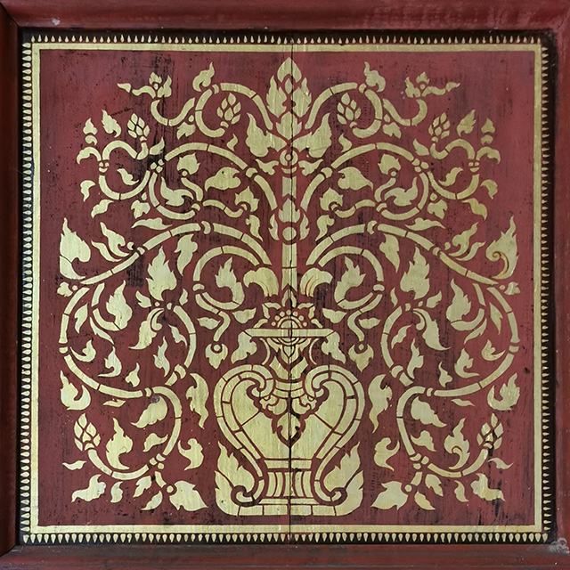 Thai Motif: Buranakata (Flower pot)