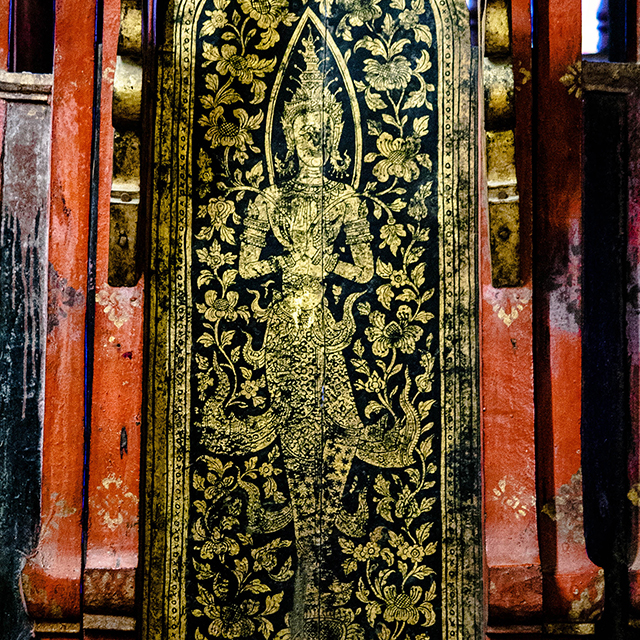 Lanna gilded lacquer art