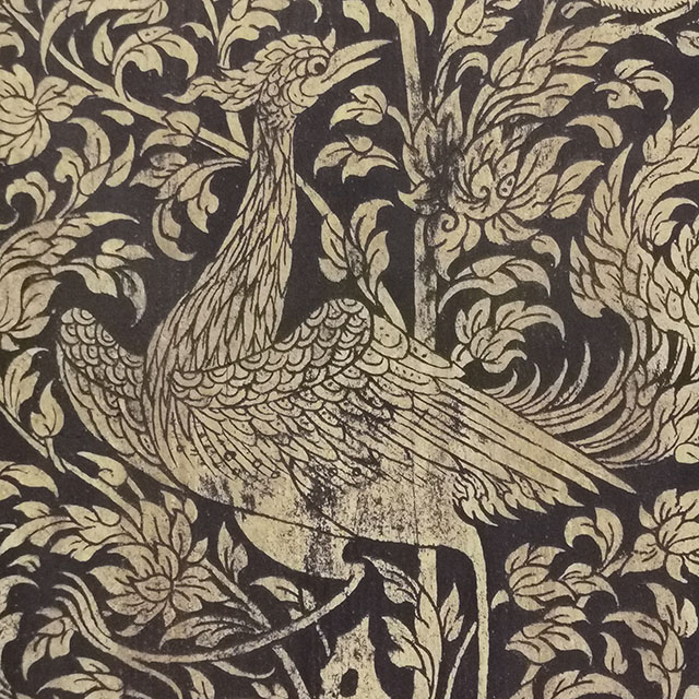 Thai Motif: Golden phoenix