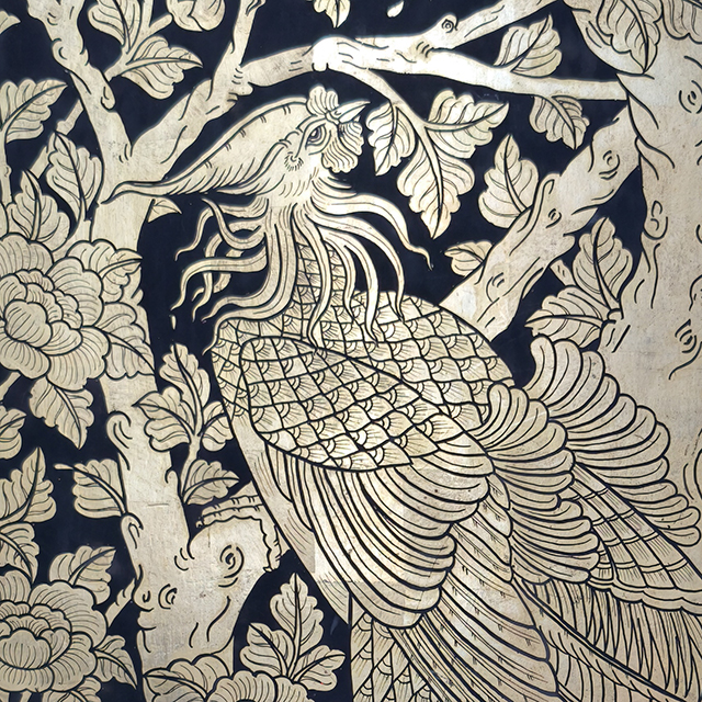 Thai Motif: Pheasant