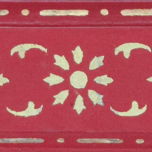 Thai Motif: Flower strip