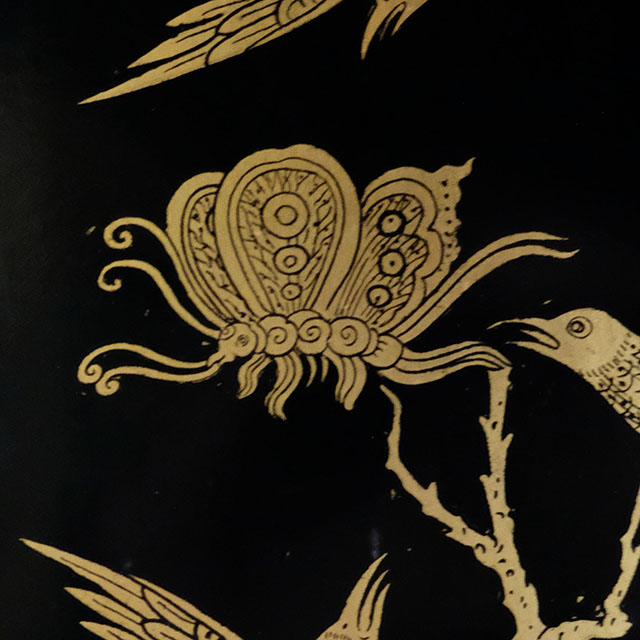 Thai Motif: Birds and butterfly