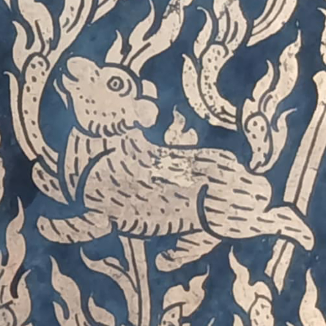 Thai Motif: “Kra Rowk” squirrel no.1