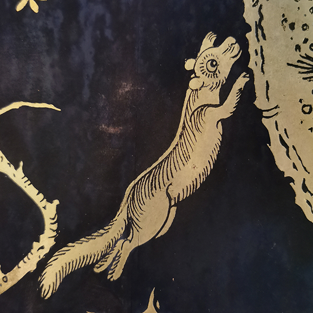 Thai Motif: Squirrel