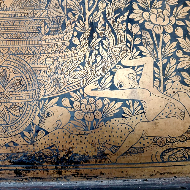Thai Motif : Two sub-humans