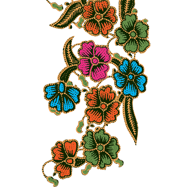Thai Local Batik print