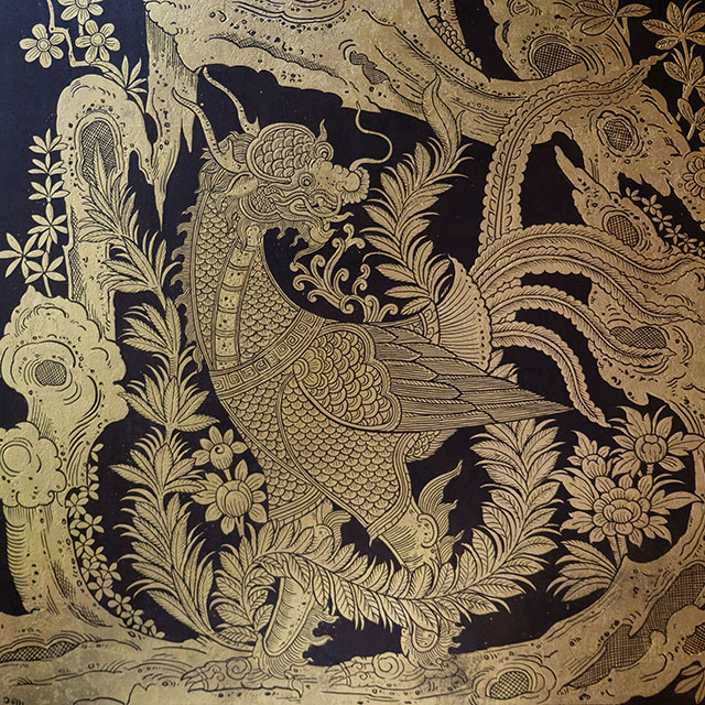 Thai Motif: Mungkorn Sagune (Bird Dragon)